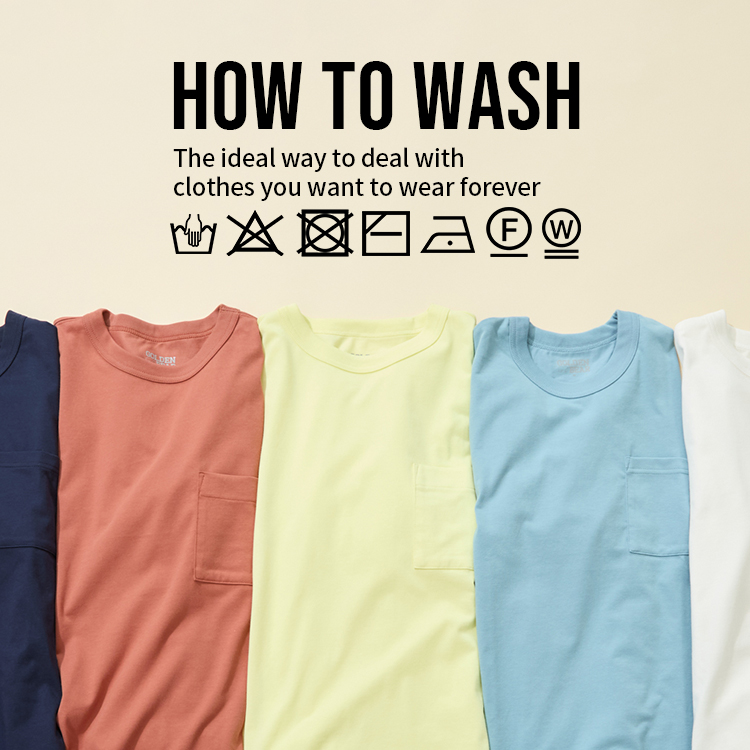 Golden Bear　HOW TO WASH – Tシャツ編 –